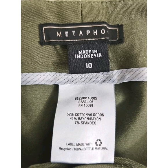 Metaphor ~Womam Size 10~ Olive Green Skinny Dress Pants Stretch. - Picture 2 of 9